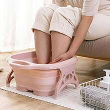 1PC Pedicure Relax Bath Massage Bucket Feet Therapy Folding Portable Foot Spa - View 10