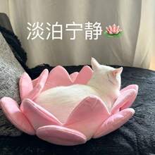 咪が考え中！幸運蓮蓮 猫ベッド ふわふわ座布団 厚手で快適 オールシーズン対応 引っ掻きに強い猫用ベッド ペットハウス - AA- - チェックする 10
