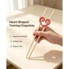 Chopstick Helper | Durable Hard Plastic Small Kitchen Utensil Tool, Perfect Unique Gift For Christmas, Valentine's Day And New Year | Ideal Party Supply, Practical Learning Tool For Home And Restaurant UseLightweight Training Aid For Chinese - View 8