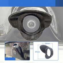 Backup Camera Cover Waterproof Car Rear View Camera Cover All-Weather Protective Housing For Backup Camera Universal - Black - View 1