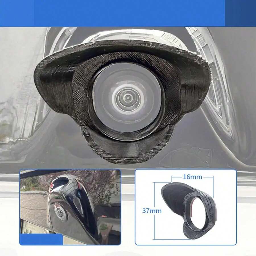 Backup Camera Cover Waterproof Car Rear View Camera Cover All-Weather Protective Housing For Backup Camera Universal - Black - View 1
