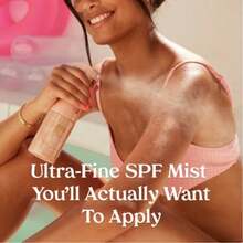 Shimmering Mist Body Glitter, Bronze Glow, Moisturizing, Sun-Kissed Fragrance, Sun Protection Product - Floral - View 4