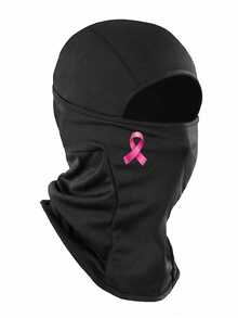 1/2/3/5PCS Breast Cancer Awareness Pink Ribbon Graphic Balaclava Hat, Soft Stretch Full Face Cover Street Fashion Headgear - Multicolor - View 11