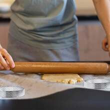 12-Piece Perforated Tartlet Rings Ø 10 Cm, Baking Rings For Mousse Tartlets And Crumpets - Silver - View 8