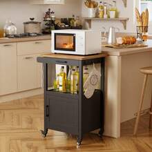 Storage Islands & Carts - Black - View 3