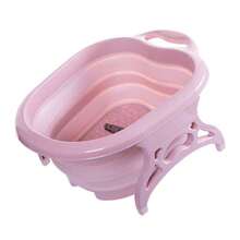1PC Pedicure Relax Bath Massage Bucket Feet Therapy Folding Portable Foot Spa - View 7