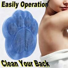 1pc Multi-Color Bathroom Massage Mat, Bathroom Foot Massage Mat, Multifunctional Foot-Washing Mat, Non-Slip Shower Mat With Back Scrubber, Bathroom Floor Mat, Bath Rug, Shower Mat, Bathtub Mat - Multicolor - View 2