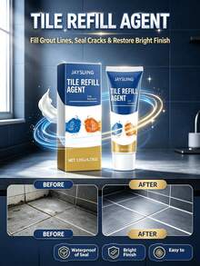 JAYSUING Grout Sealant (120ml) Waterproof & Anti-Mold Tile Grout Filler For Home Kitchen And Bathroom - A - View 1