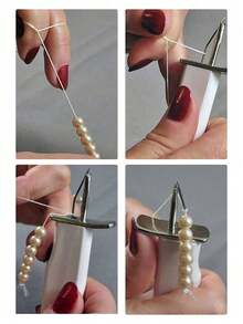 1 Pack DIY Jewelry Making Tools - Beads, Used For Bracelets And Thread Crafts, Plastic Material - A - View 3