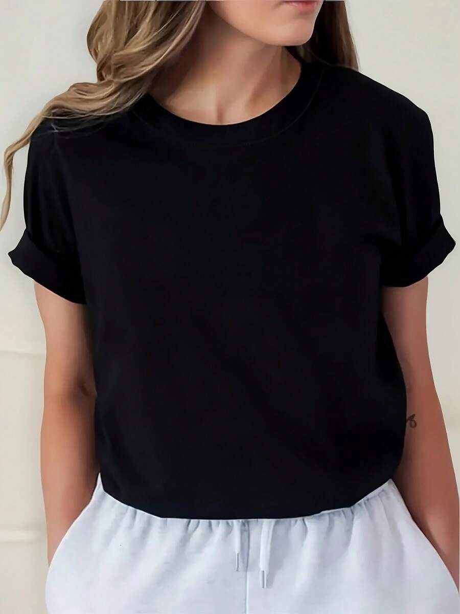 Women T-Shirts - Black - View 1