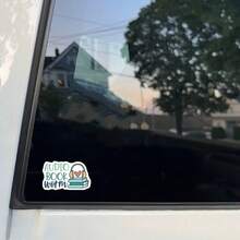 Audiobook Worm StickerCar Sticker-Resistant Sticker Nat Auto Metorcycle SUV Windows Water Cup Tool Cup Laptop General Vtiyl Sticker, Fun Ster, Etc - Light Film - View 7