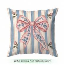 4pcs/1pc Blue And White Porcelain Pot Vintage Floral Pattern Pillow Case, Single-Sided Printed Pillow Case, Suitable For Living Room, Bedroom, Home Decor, All-Season Pillow Case - Multicolor - View 13