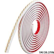 1PC 12MM*1/3/5M/39.37/118.11/196.85IN PVC Self Adhesive Molding Trim Flexible Decorative Strip For Mirror Frame Ceiling Wall TV Background - Multicolor - View 13