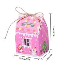 6/12/24/50/Pcs/Pack Christmas Party Gift Candy Cookie Paper Boxes, Christmas Party Atmosphere Decoration Christmas House Gift Packaging Boxes - View 2