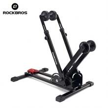ROCKBROS 1PC Bike Stand Parking Rack Adjustable Foldable Floor Rack 24-27.5" Wheels Road Bikes/24-27.5 Inch Mountain Bikes - Black - View 8