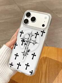 哥德式暗黑復古宗教十字架透明磁吸手機殼，適用於 iPhone 與 Galaxy，手機殼，Case 17 Pro Max，保護殼，耶穌手機殼，適用於 iPhone 15 手機殼，適用於 iPhone 16 Pro Max 手機殼，適用於 iPhone 16 手機殼，適用於 iPhone 14 手機殼，適用於 iPhone 15 手機殼，適用於 iPhone 16 Plus 手機殼，手機殼，Galaxy 手機殼，適用於 iPhone 18 Pro，適用於 iPhone 18 Pro Max - 彩色 - 查看 8