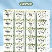 3-Ply Soft Thick Pocket Tissues, 7 Pieces Per Pack, Compact And Portable, Suitable For Weddings, Travel, Commuting, Daily Use - A - View 15