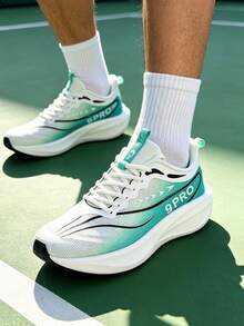 Men's Running Shoes Breathable Comfortable Athletic Shoes - Green - View 1