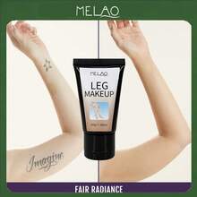 MELAO Leg Makeup, Body Leg Foundation Cream, Smoothing Body Makeup, Even Leg Skin Tone, Natural Look Leg Concealer Cream, 30g/1.06oz - 30g - View 3