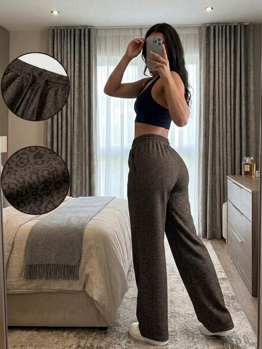 Women Pants - Coffee Brown - View 1