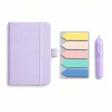 Mini A7 Notebook Portable Diary Set With Small Pocket, Leather Cover, Waterproof, Skin-Like Touch - Multicolor - View 9