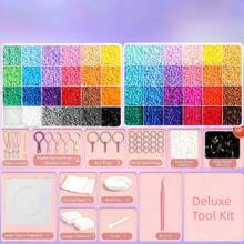 26,000pcs Perler Beads Set DIY Creative Jewelry Making Decoration Mini Perler Beads With Various Accessories, Suitable For DIY Pixel Art And 3D Crafts - Creative Handmade Gift Set For Friendship DIY Handmade Birthday Gifts, Thanksgiving, And Easter Gifts, Create Various Shapes And Patterns - Multicolor - View 12