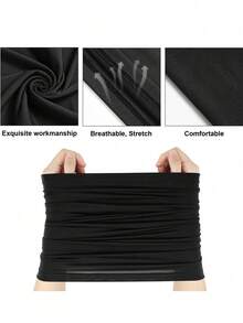 6 buah Masker Pelindung Matahari Unisex dari Sutra Es, Desain Tali Telinga yang Bernapas, Cocok untuk Bersepeda di Luar Ruangan, Mendaki, Penutup Leher - beraneka warna - View 4