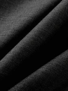 Men's 3 Pieces Suit Set Jacket, Pants And Vest, Fashion Formal Suit For Wedding And Party - Black - View 4