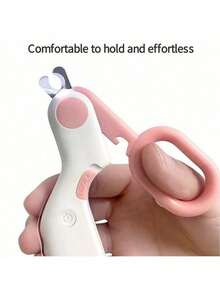 1PC LED Light Cat & Dog Nail Clipper - Professional Pet Nail Trimmer, Suitable For Puppies, Kittens And All Types Of Pets, Ideal Grooming And Beauty Tool - A - View 3