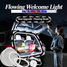 Acosh Neon Lampu Strip LED Sensor Gerak Pendeteksi Tubuh Manusia, Lampu Langkah Sensor Gerak LED, Strip Neon Fleksibel Putih Hangat dengan Antarmuka USB, Untuk Tangga, Lorong, Balkon, Dekorasi Pernikahan, Pencahayaan Tangga Dalam Ruangan, Pencahayaan Modern, Strip Neon Fleksibel - Putih - View 14
