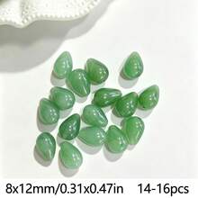 14-16pcs Teardrop Shaped Loose Beads 8x12mm DIY Jewelry Handmade Beading, Suitable For Bracelet, Necklace, Earring Making - 8*12mm Teardrop Beads - View 26