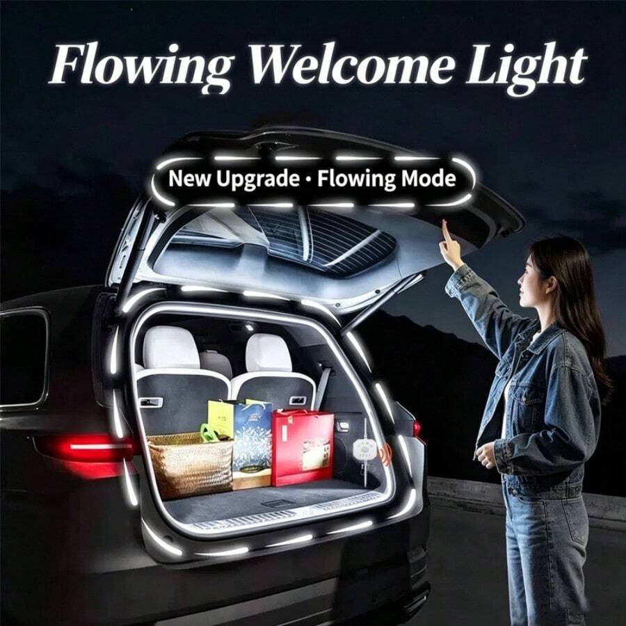 Acosh Neon Lampu Strip LED Sensor Gerak Pendeteksi Tubuh Manusia, Lampu Langkah Sensor Gerak LED, Strip Neon Fleksibel Putih Hangat dengan Antarmuka USB, Untuk Tangga, Lorong, Balkon, Dekorasi Pernikahan, Pencahayaan Tangga Dalam Ruangan, Pencahayaan Modern, Strip Neon Fleksibel - Putih - View 1