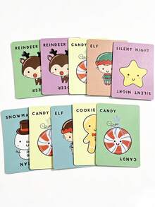 Christmas Card Game Family Party Game Stocking Stuffer White Elephant Gift For Kids Teens Adults - Multicolor - View 6
