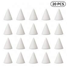 Ceramic Pottery Support Nails, 20pcs Aluminium Oxide Kiln Accessories, White Finish, Easy To Carry, Versatile Size Fit For Grilling And Kiln Firing, Alumina White - White - View 8