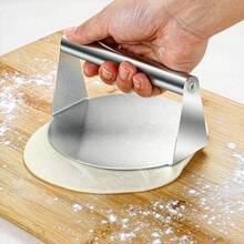Stainless Steel Hamburger Press Mold, Non-Stick Burger Patty Maker Suitable For Grilling And Grill, Fit For Pressing Beef Patty, Dough, Cheese, And Veggie Burgers, Heat Insulation And High-Temperature Resistant - Monochrome - View 4