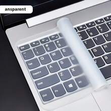 Ultra-Thin Keyboard Cover, User-Friendly, Fits 30.48-35.56cm Laptops, Durable Non-Slip Keyboard Cover, Suitable For Business, Office And Travel, Dust-Proof And Washable Reusable Protection, Ultra-Thin Keyboard Shell, Fits 12-14 Inch/30.48-35.56cm Laptops, Available In Purple, Pink, Blue, Yellow And Transparent Keyboard Shells. - View 2