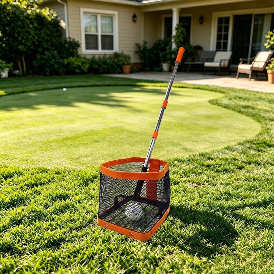 Golf Ball Picker-Upper Golf Ball Retriever Golf Ball Collector - Orange - View 1