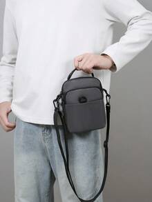 1pc New Men's Casual Crossbody Bag, Multifunctional Shoulder Bag, Coin Purse, Daily Commute Minimalist Backpack, Portable Crossbody Bag - Multicolor - View 6