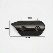 Universal Motorcycle Exhaust Pipe Carbon Fiber Heat-Resistant Insulation Cover, Includes Accessory Kit, Easy Installation, Fits Most Models - Carbon Fiber Twill - View 4