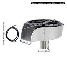 Silver ABS 304 Stainless Steel Rotating Cup Washer 2 In 1 Sink Mounted Glass Cleaner For Kitchen Bar - Silver - View 2