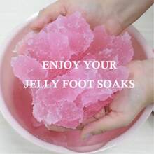 Jelly Foot Spa Set Series, Professional Foot Spa Care Kit Step 1 + Step 2 Jelly Foot Soak & Scrub, 2-Step Exfoliation/Callus Softening For Dry Foot Skin, Floral & Fruity Scent, Create Soft And Beautiful Feet - Woody - View 3
