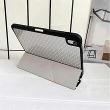 黑白波點天鵝保護翻蓋平板保護殼，附筆槽，相容 iPad 10th Gen/Air 13(M3 2025)/Air 11(M3 2025)/11(A16 2025)/相容 Galaxy S9/S7/S10+/相容 Galaxy Tab S6 Lite 10.4 吋/相容 Matepad - 彩色 - 查看 4
