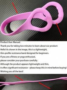 Yoga Resistance Bands - Random Color, Premium Elastic Fitness Stretch Rope, Suitable For Back Stretching, Body Shaping, Strength Training And Flexibility Exercises - Suitable For Home Workout, Gym And Outdoor Fitness - Multiple Styles - View 9