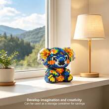 Cute Colorful Animal Collection, 1200+ To 2000+ Pieces, Halloween Gift, Creative Room Decor, Desktop Ornament, Birthday Gift, Christmas Gift, Best Friend Gift, Couple Gift, New Year Gift, Suitable For Everyone - Multi-color/ys1697/Cute Koala - View 7