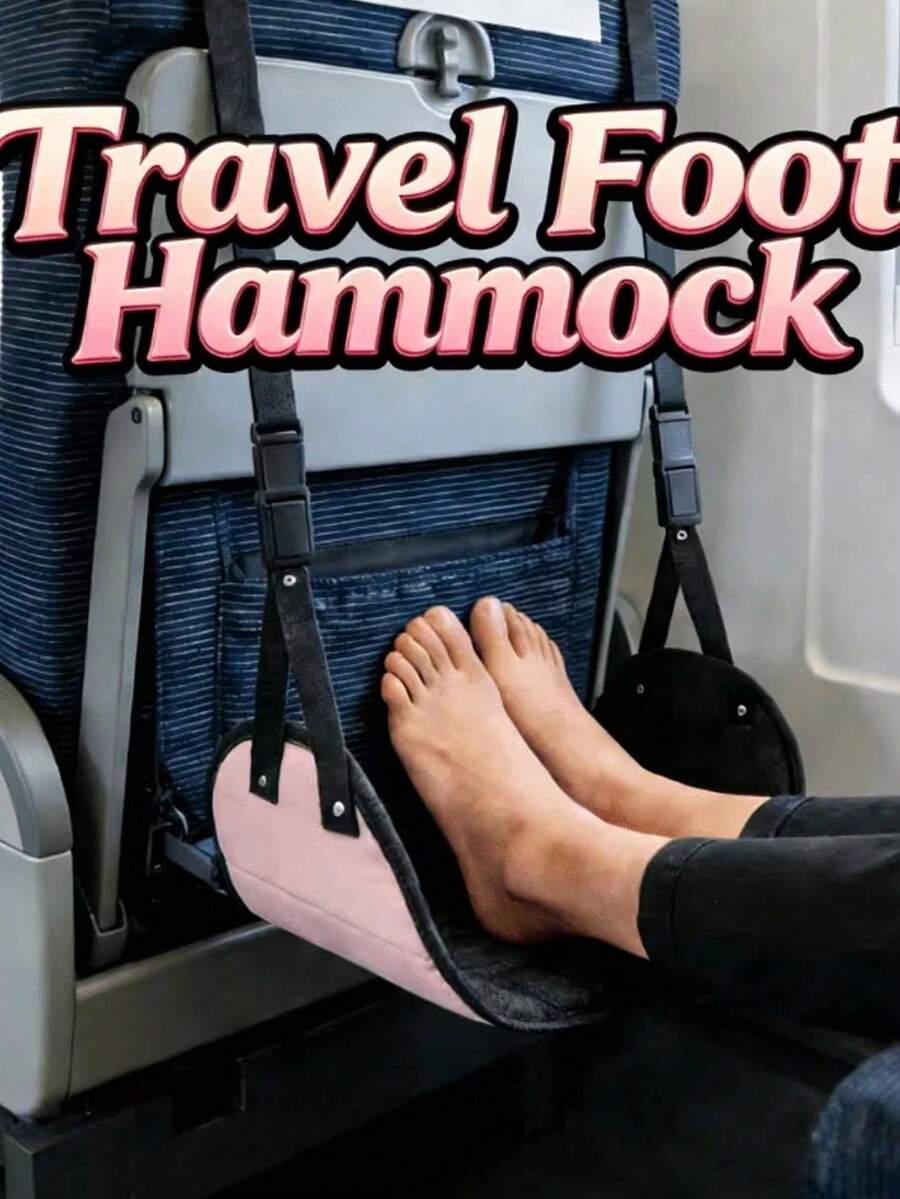 Multifunctional Travel Shoe Storage Accessories (Foot Mat + Storage Bag), Office Business Travel Foot Mat, Long Sitting Anti-Fatigue Foot Mat - Multicolor - View 1