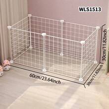 Small Pet Fence Dog Isolation Net Modular Small And Medium Dog Cage Indoor Home Use Rabbit Fence Balcony Cat Guardrail - Multicolor - View 8