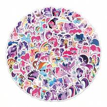 Hasbro 50Pcs Pony Stickers Cute Cartoon Stickers Mobile Phone Cup Notebook Waterproof Decorative Hand Account Stickers - Multicolor - View 3