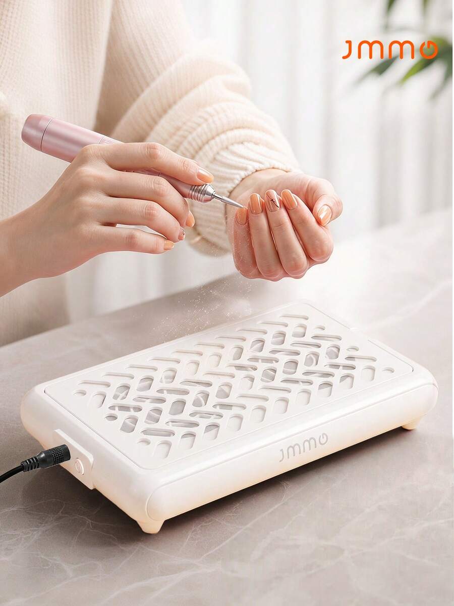 JMMO 附英規插頭低噪音美甲吸塵器,可攜式美甲桌吸塵風扇,適用沙龍與居家美甲使用 - 英規插(220-240V) - 查看 1