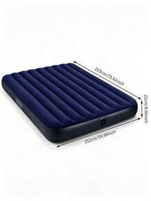 1pc Inflatable Camping Mattress, Thick Flocked PVC Pad, Honeycomb Support Structure, Durable And Portable, Space Saving, Foldable Portable Air Bed, Suitable For Camping, Tents, Temporary Home Rest And Outdoor Trips. - Multiple Specifications - View 12