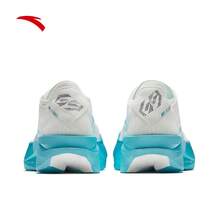 Anta C202 G9 2nd Generation Carbon Plate Racing Marathon Running Shoes, Autumn Long Distance Sports Shoes, Unisex - White/Blue-4 - View 4